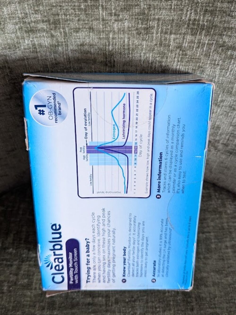 Clearblue Fertility Monitor, 1 Touch-Screen Monitor, 1 Ct - Picture 4 of 4
